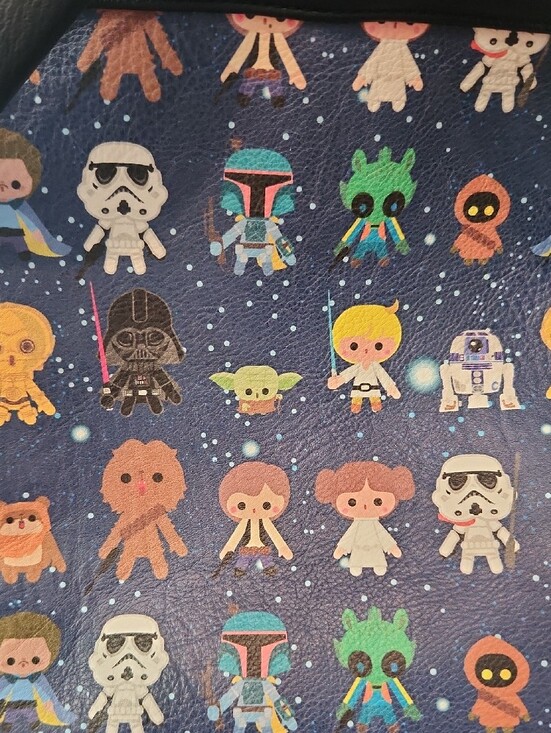 Loungefly Star Wars Navy Character Mini Backpack Great Condition main image 9